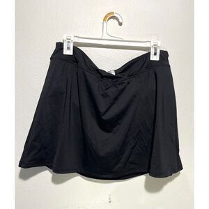 Land's End skort beach vacation black shorts comfy women 14